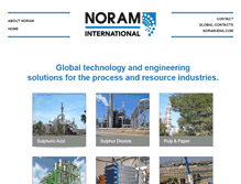 Tablet Screenshot of noram-intl.com